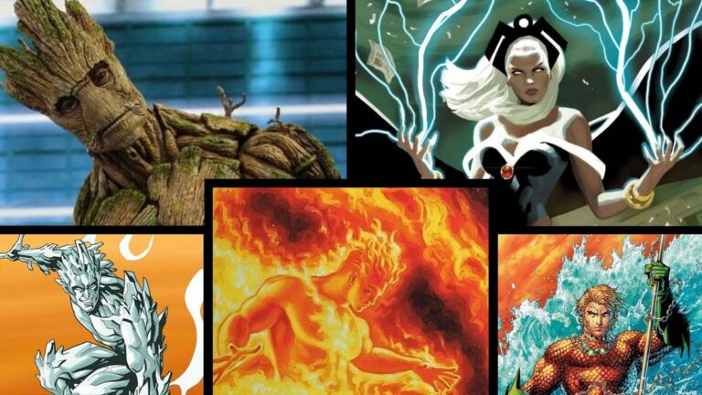 5 Best Comic Book Characters That Use Elements: Fire, Water, Wind, Earth