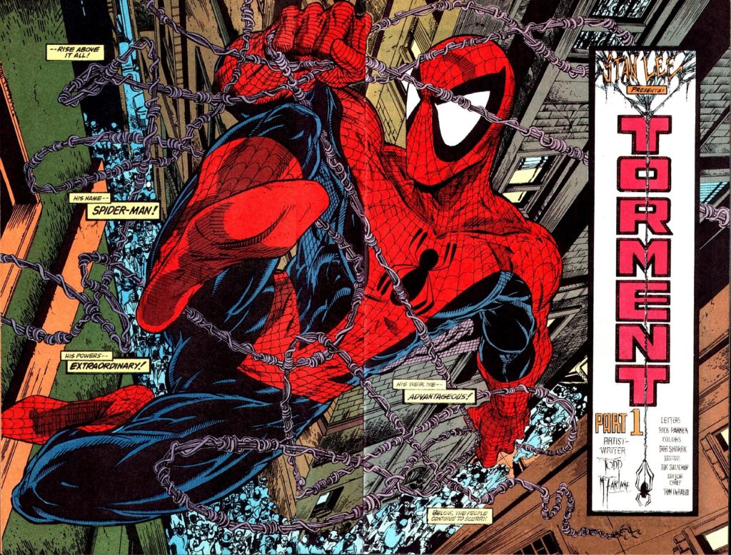 Todd McFarlane and Spider-Man Inside
