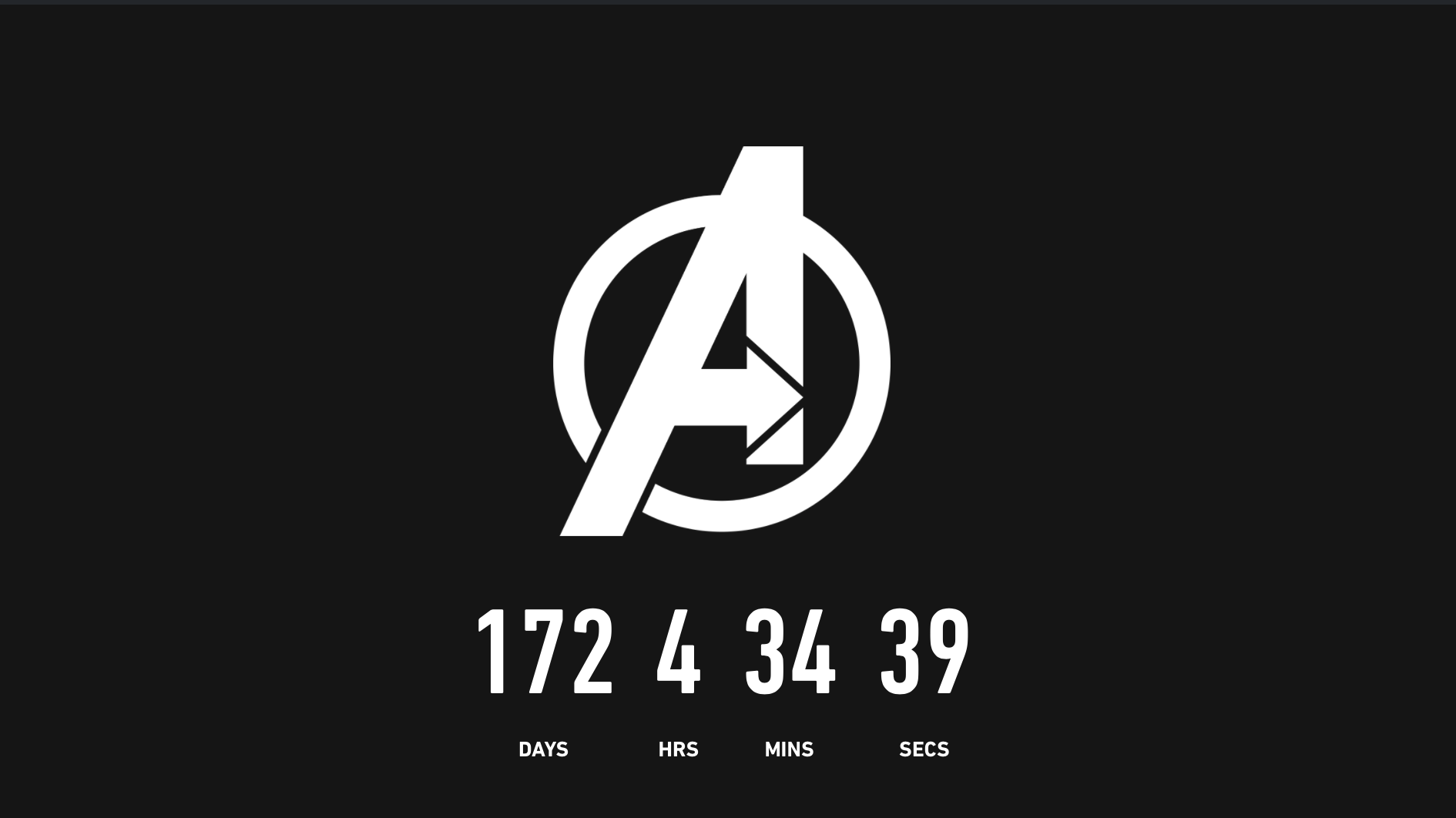 Avengers Countdown Clock