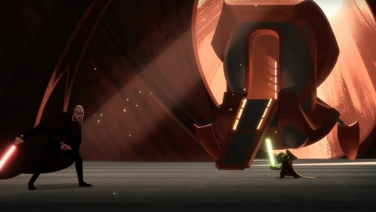 Star Wars Galaxy of Adventures Yoda vs Count Dooku
