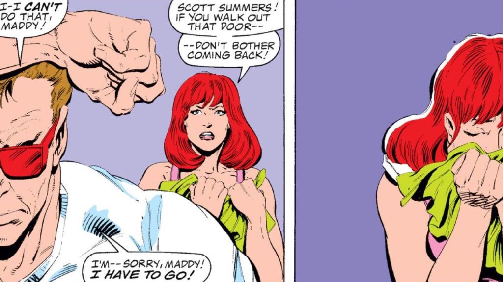 Scott Summers and Madelyne Pryor
