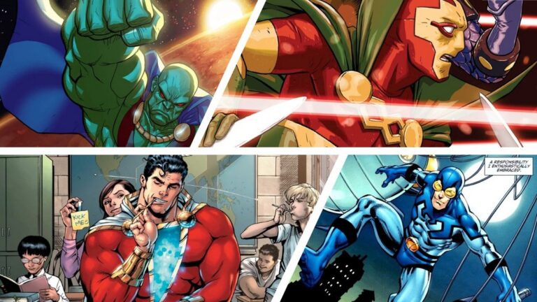 All 9 Original Justice League International Members