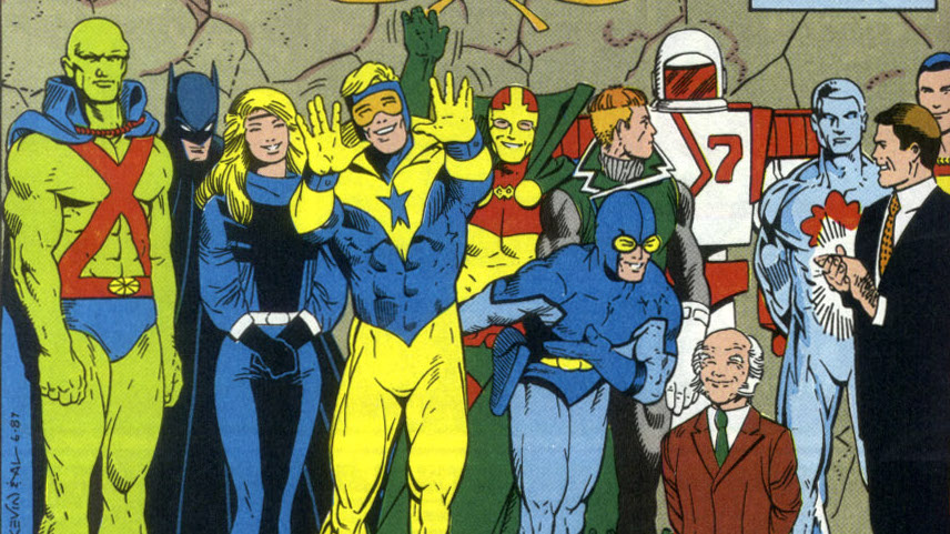 The original Justice League International Members