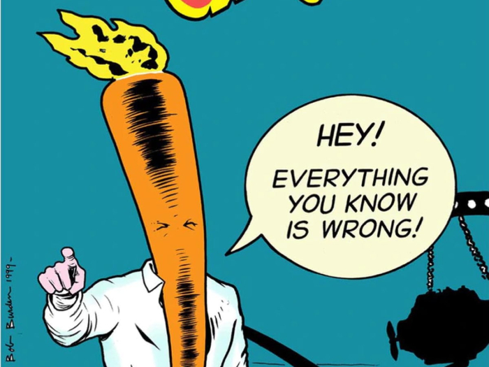 food based flaming carrot