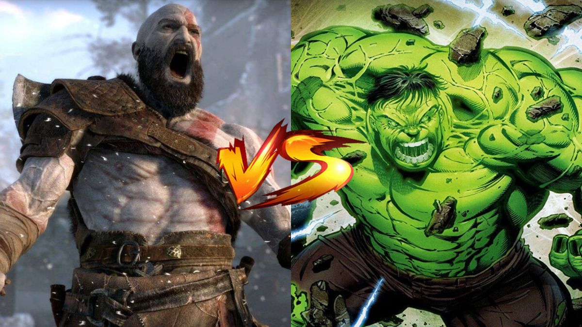 kratos vs the hulk