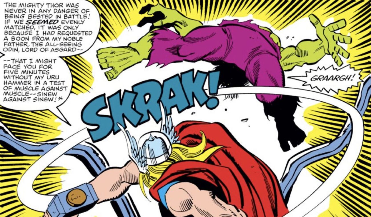 thor vs hulk