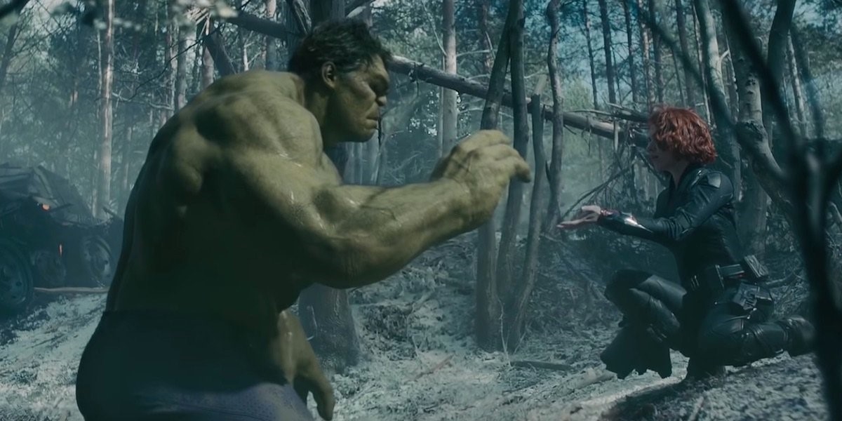 Hulk and Natasha MCU