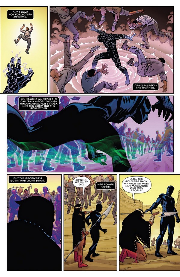 Black Panther using spirit magic
