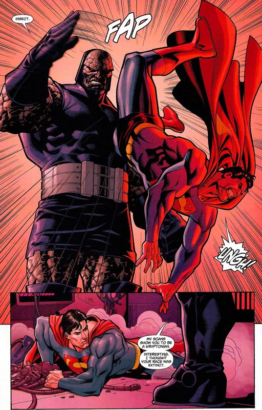 Darkseid floors superman