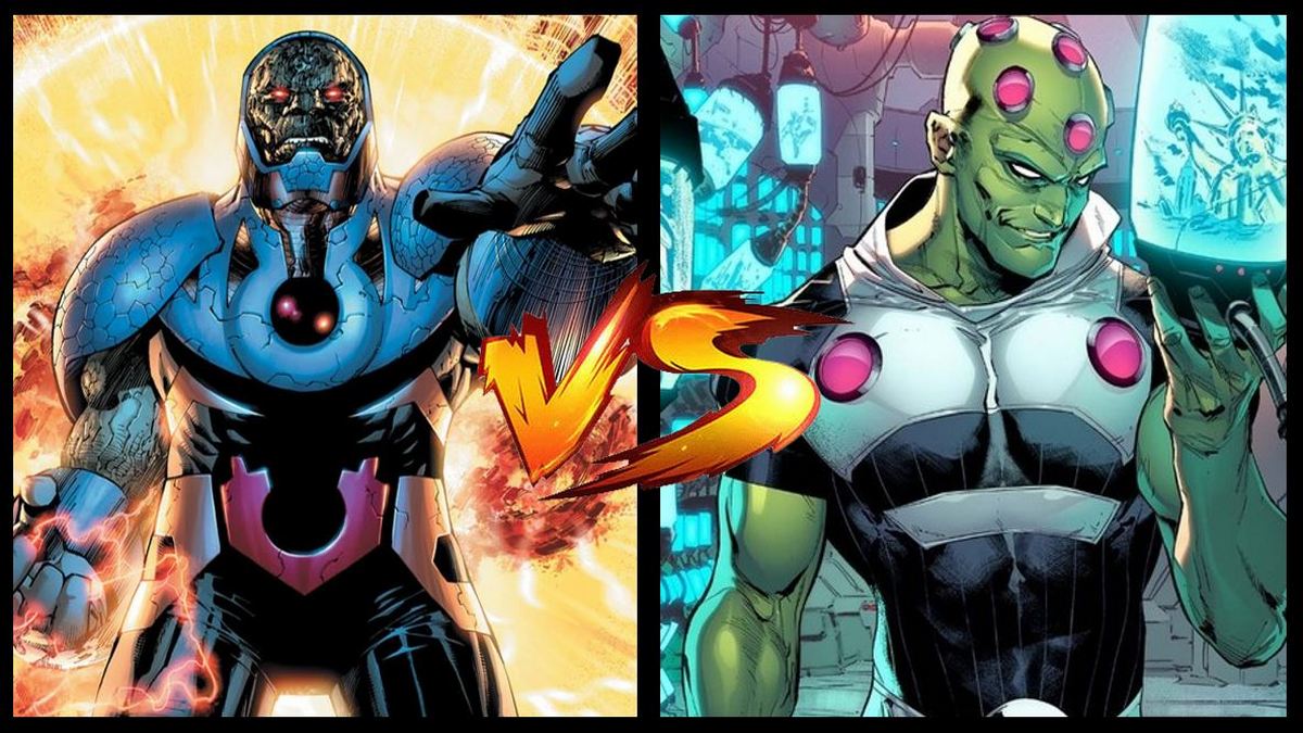 Darkseid vs brainiac who wins and how