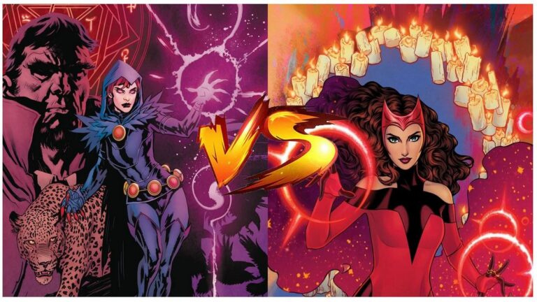 Raven vs. Scarlet Witch: Who Would Win in a Fight Between Marvel and DC Witches?
