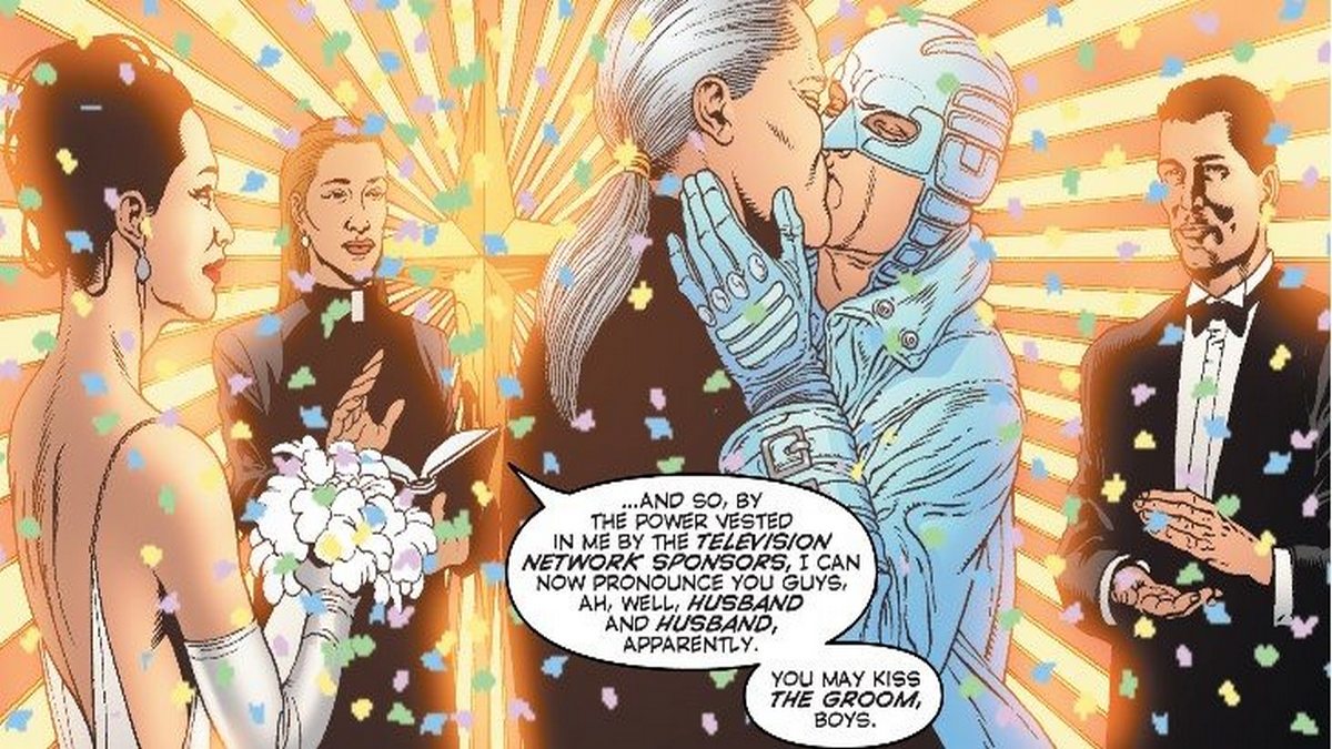 Apollo and Midnighter get married