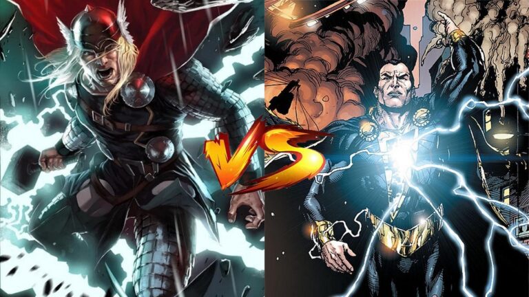Black Adam vs. Thor: Who Wins the Fight & How?
