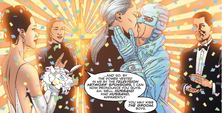 Midnighter and apollo getting married