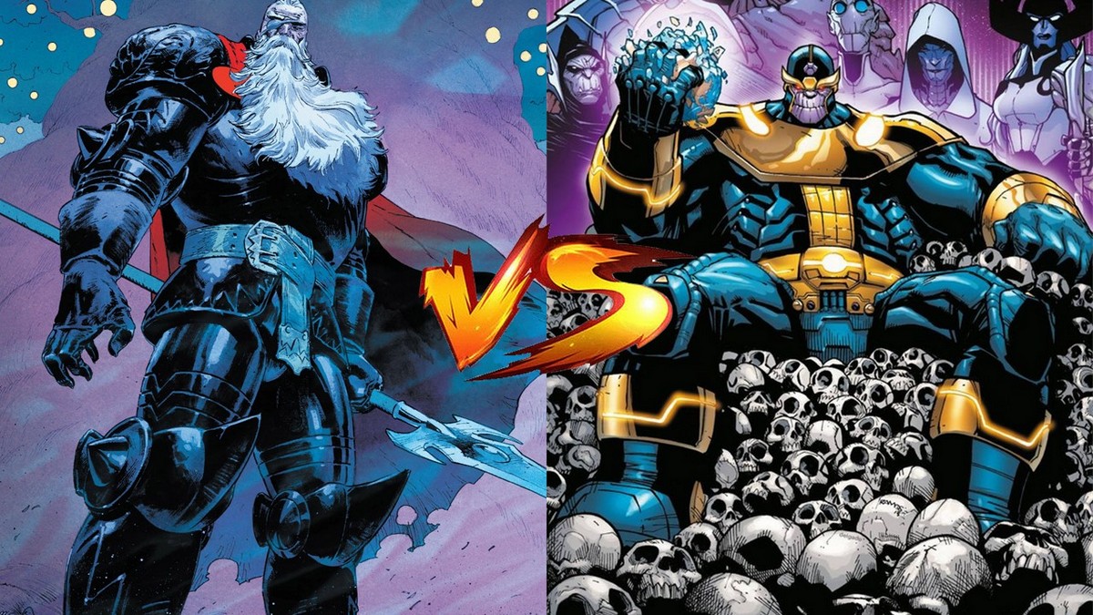 Who has Odin defeated in Marvel?