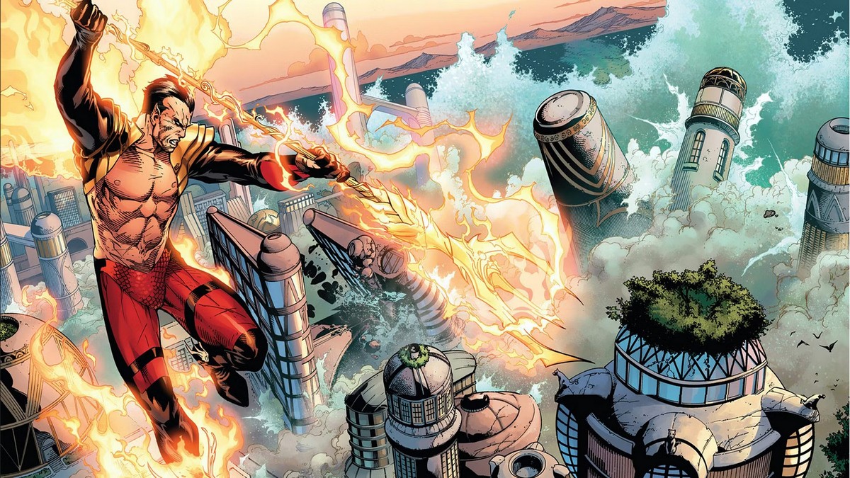 Phoenix Force Namor controling Fire