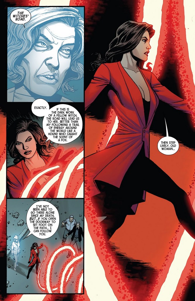 Scarlet Witch opens portals