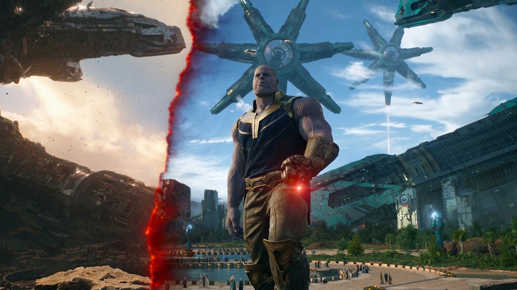 Thanos on decimated titan