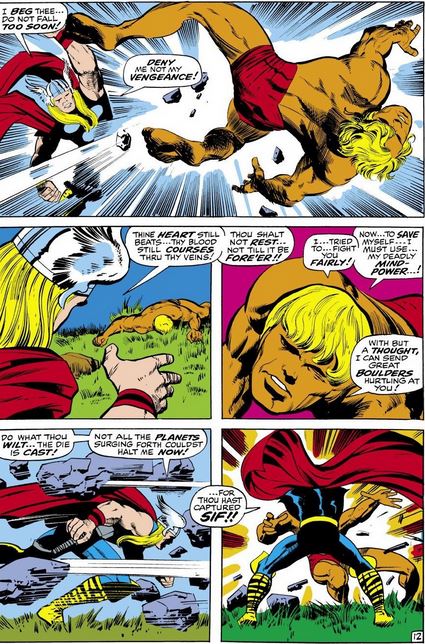 Thor Beating Adam Warlock