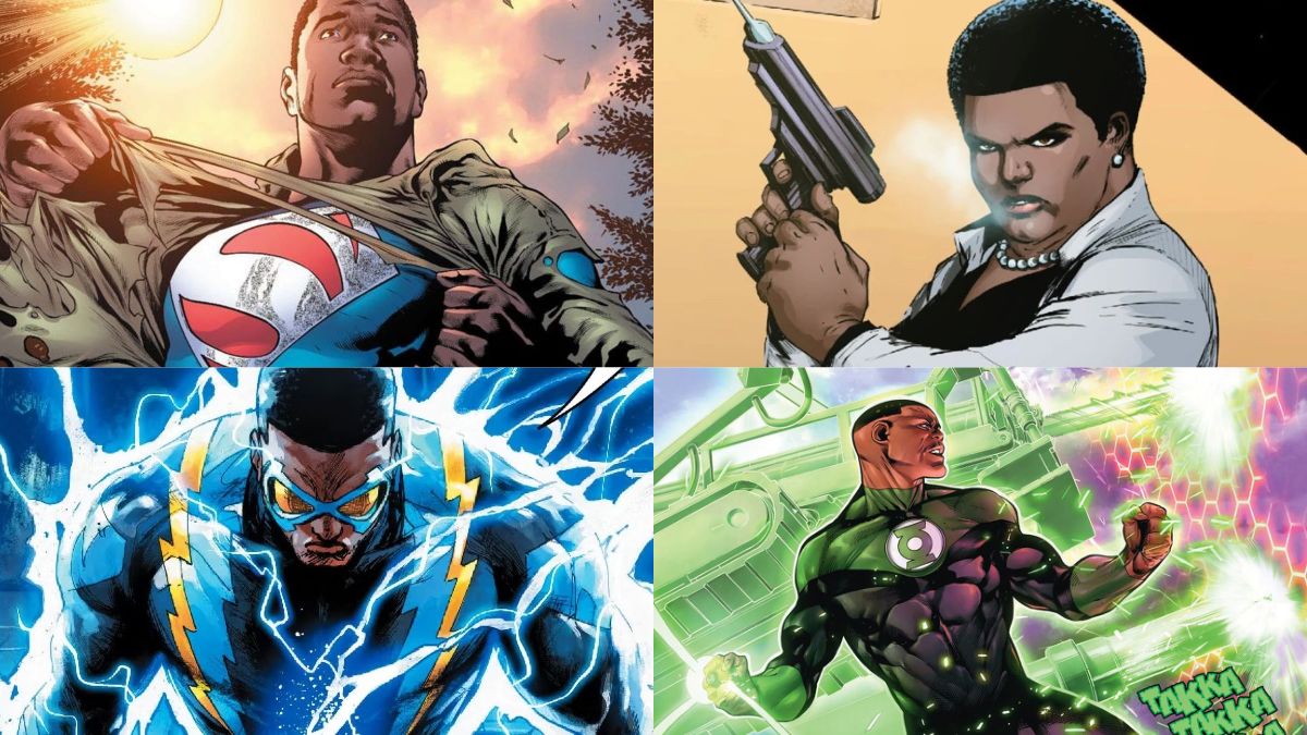 black dc heroes and villains