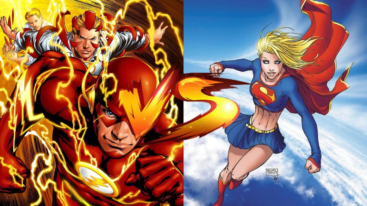 flash vs supergirl