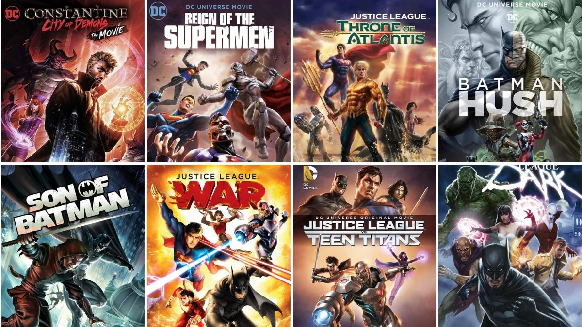 All 16 DC Animated Movies in Order