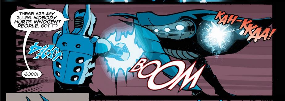 Blue Beetle No one hurts the innocent