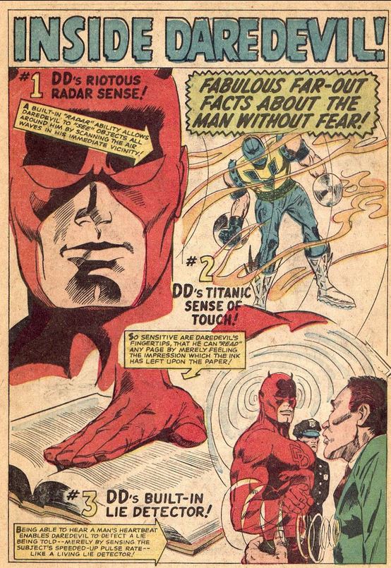 Daredevils powers first issue