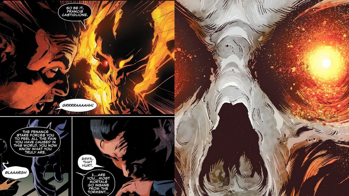 Does Ghost Riders Penance Stare Work on the Punisher