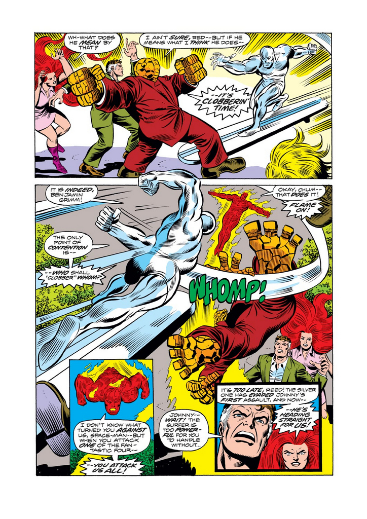 Silver Surfer vs The Thing