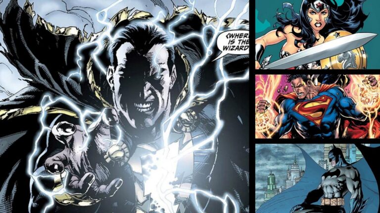 How Strong Is Black Adam Compared to Other DC Characters?