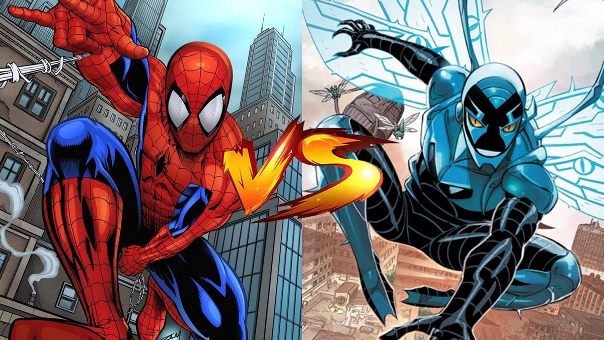 Blue Beetle vs. Spider Man Can High Flying Beat Web Slinging