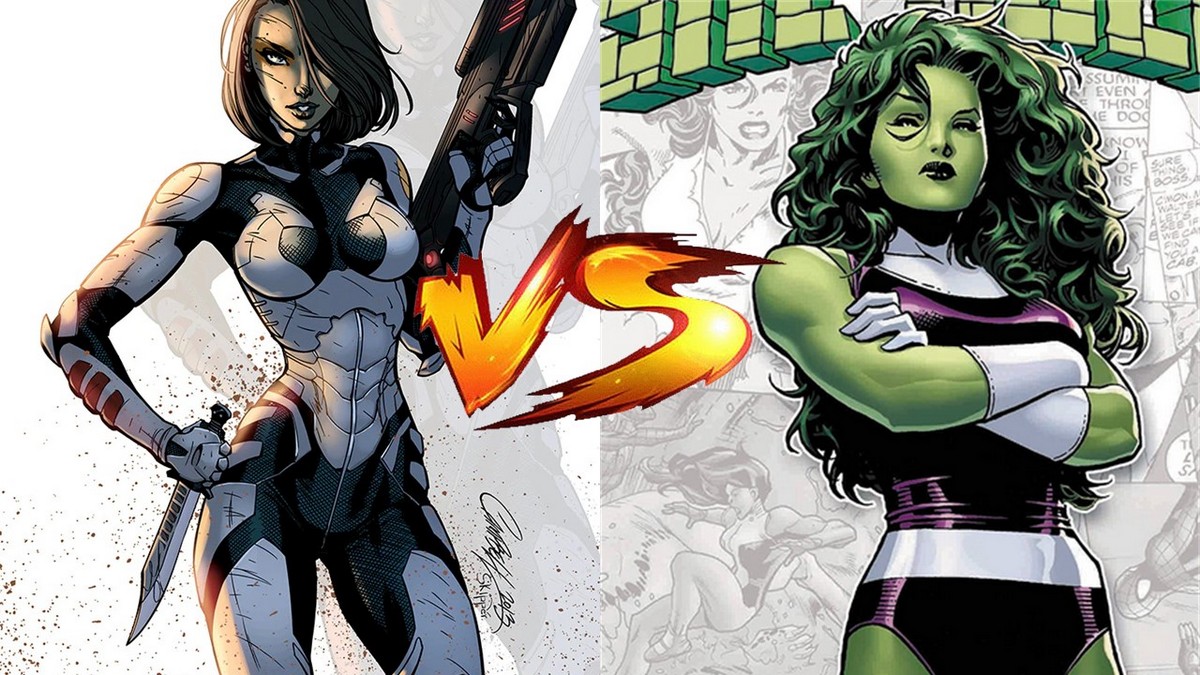 Gamora vs. She Hulk Which Green Superheroine Would Win
