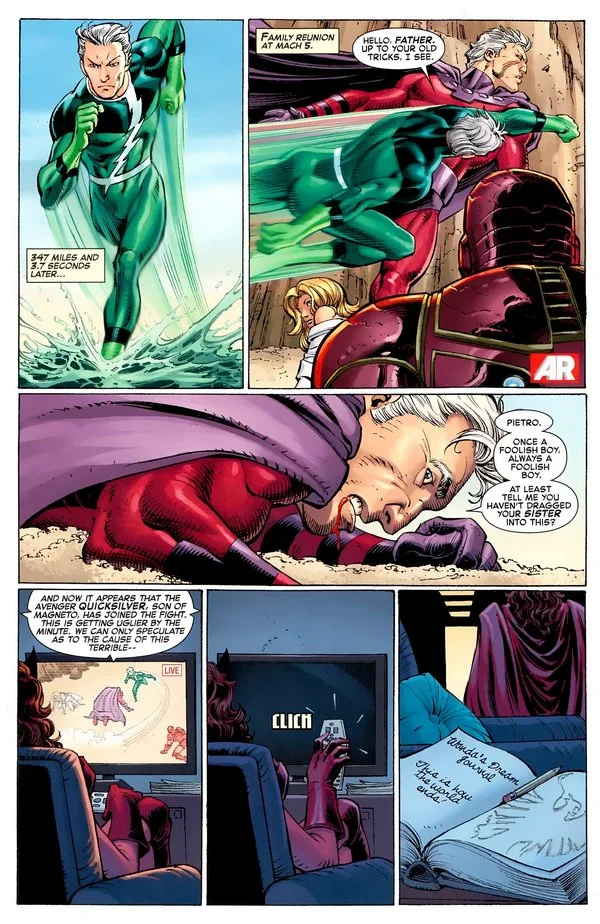 Magneto gets punched survives