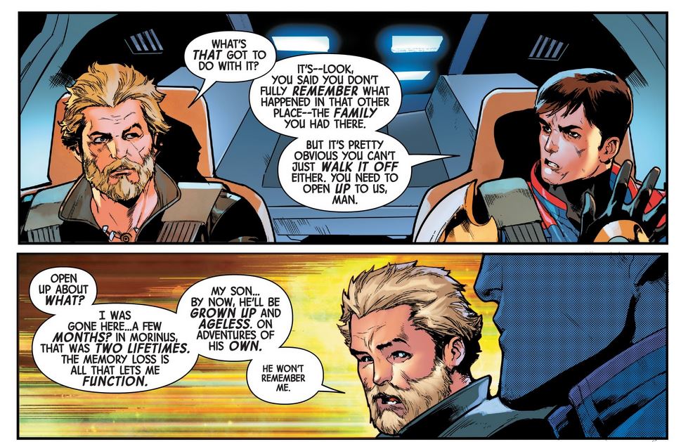 Star Lord talks about his son