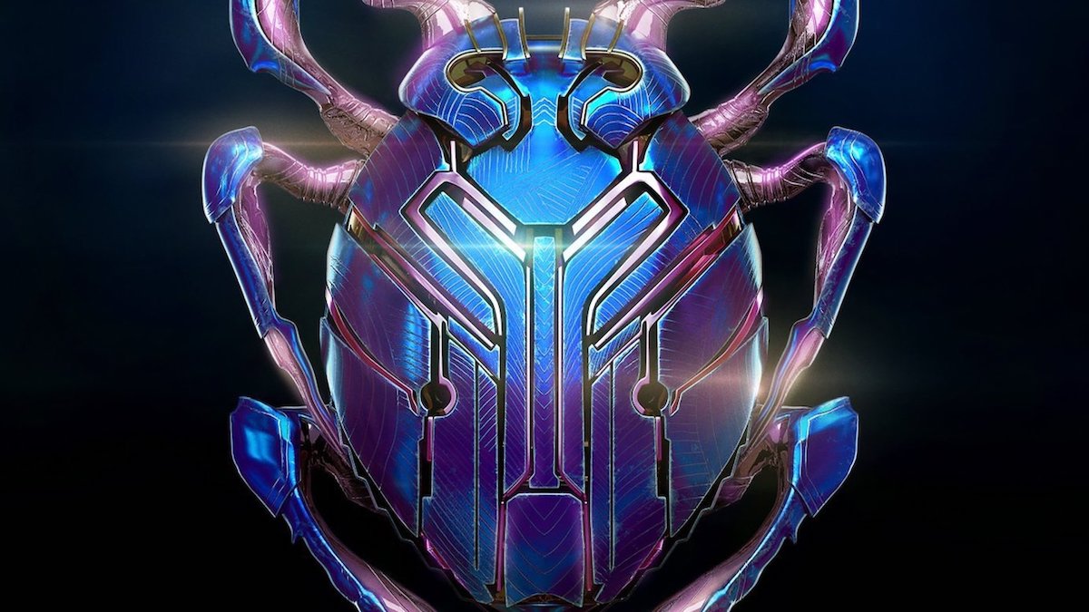 blue beetle scarab