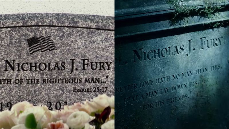nick fury gravestone