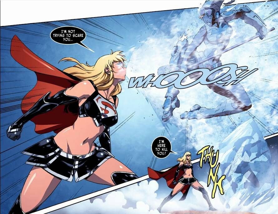 Supergirl super breath freeze