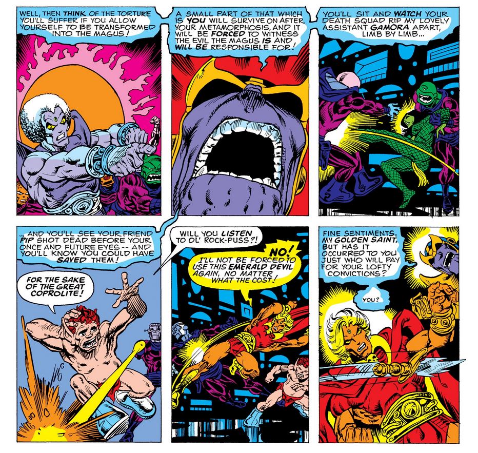 Thanos forumalets a plan to stop magus