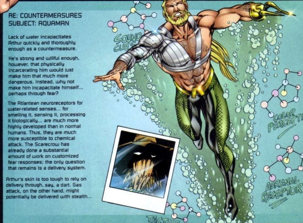 Aquaman Weakness