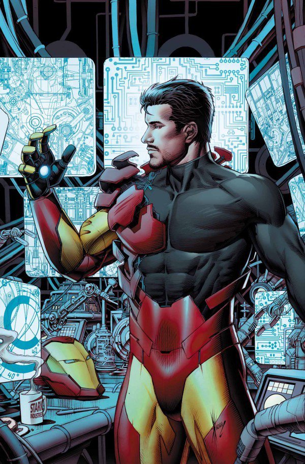 Iron Man builds suits