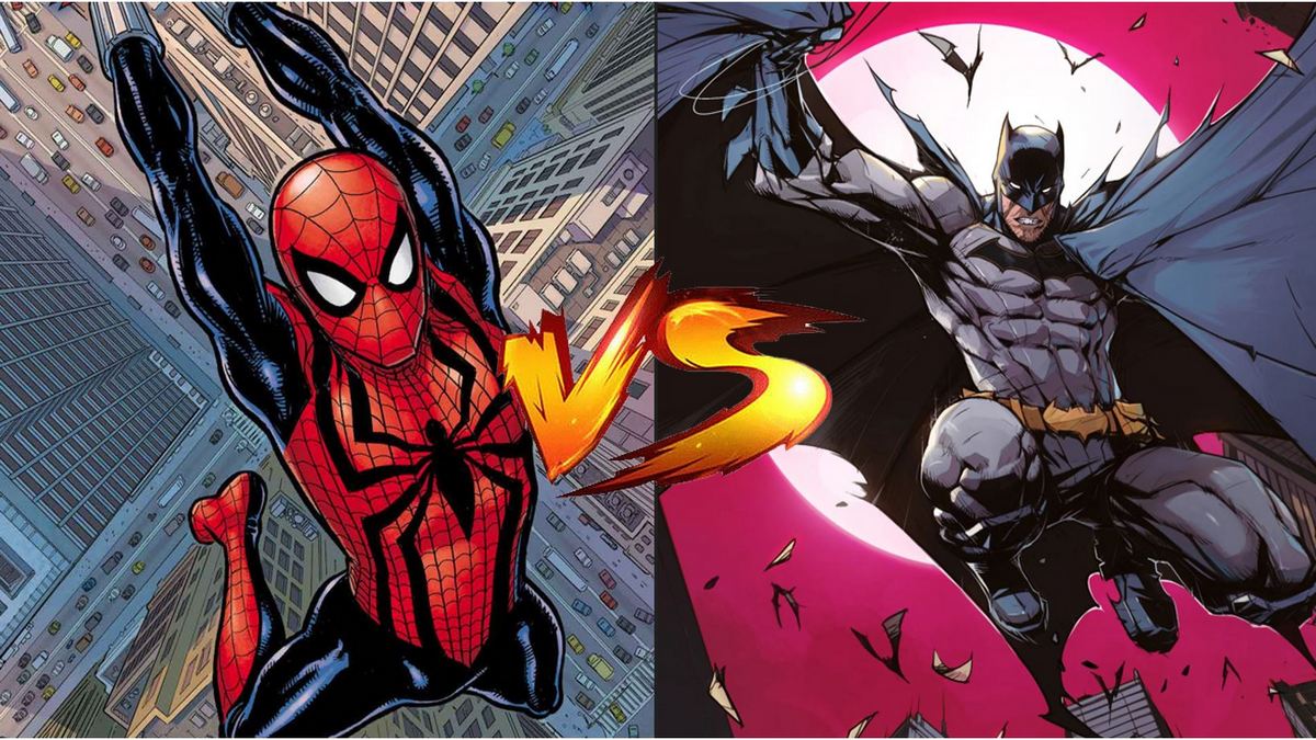 Spiderman Vs Batman Comic