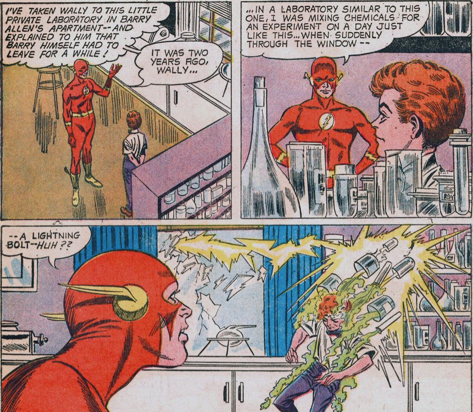 Wally West gains powers