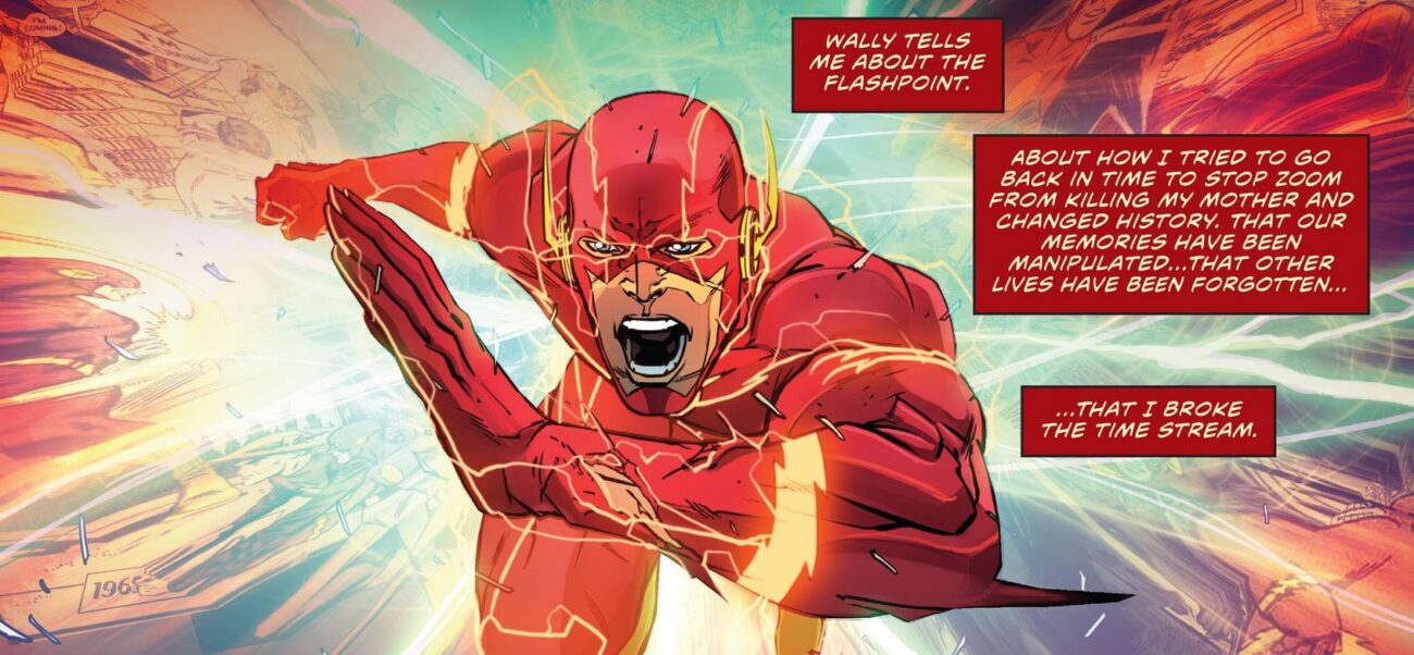 Wally West trapped in the Speed Force