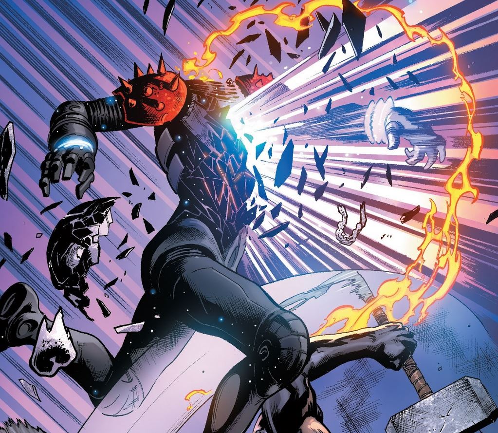 Cosmic Ghost Rider crushed