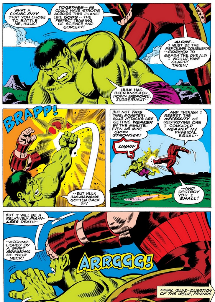 Juggernaut vs Hulk