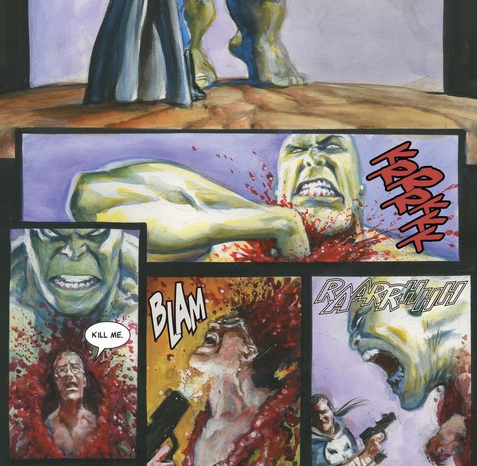 Punisher killing Bruce Banner