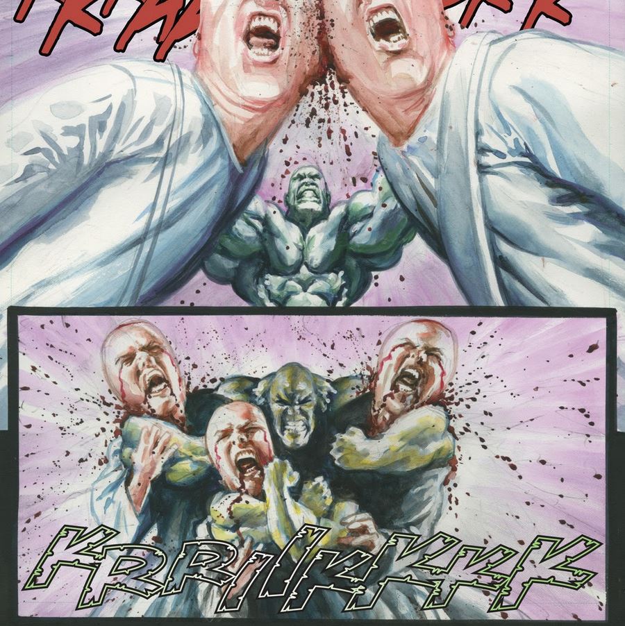 Space Punisher Hulk killing the watchers