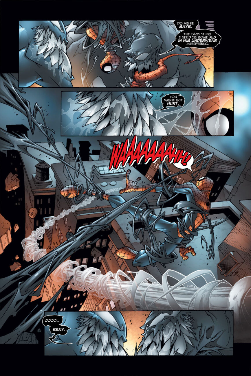 Venom combat Spider Man