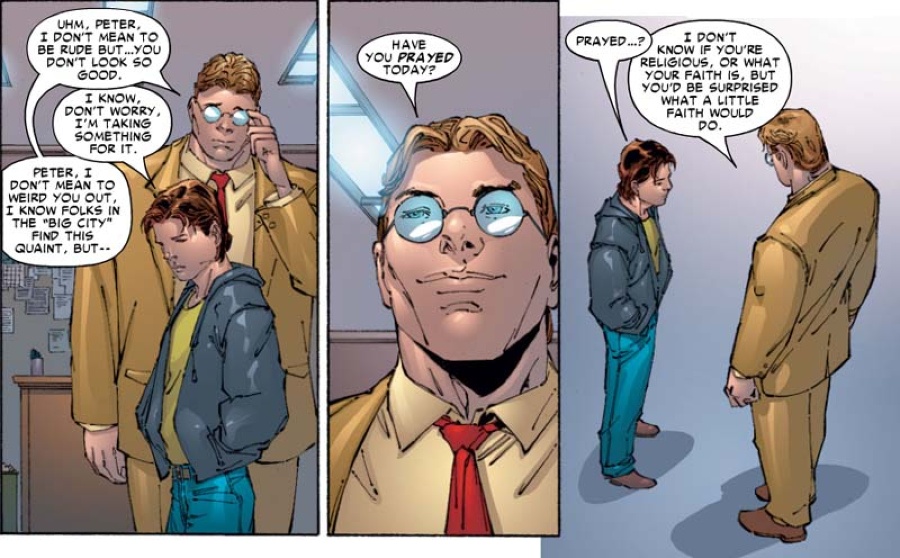 is peter parker jewish not religious prayer